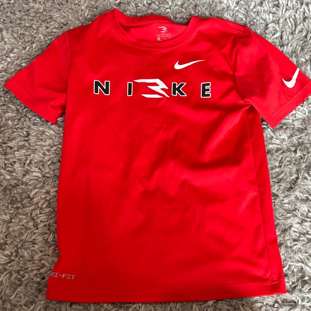Nike Kids Vibrant Red Short Sleeve Tee